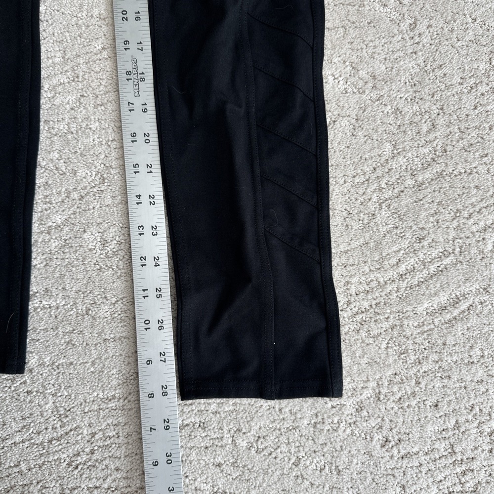 Women's Athleta Size 4 Ponte Moto Pant Black Leggings High Rise - Picture 3 of 7